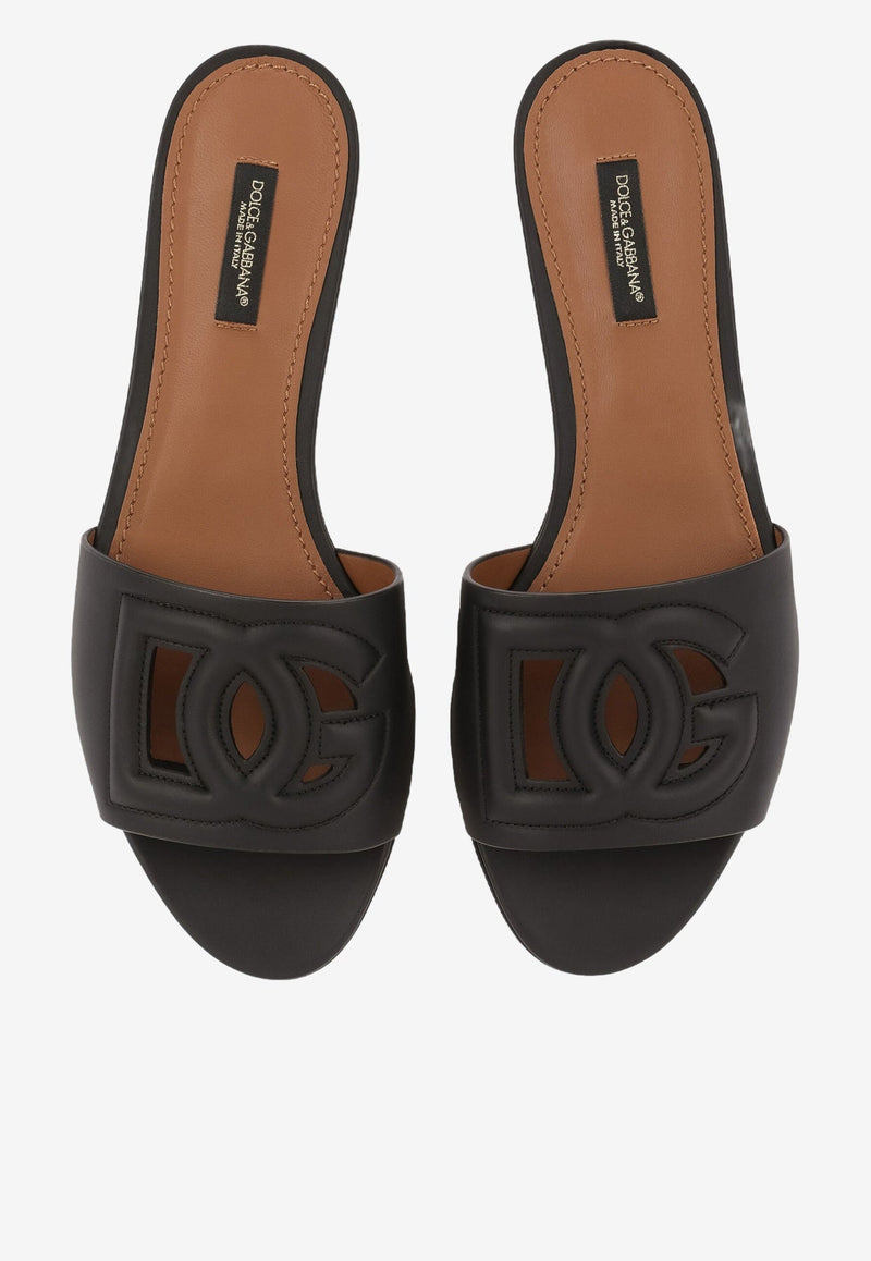 Bianca Calfskin Flat Slides